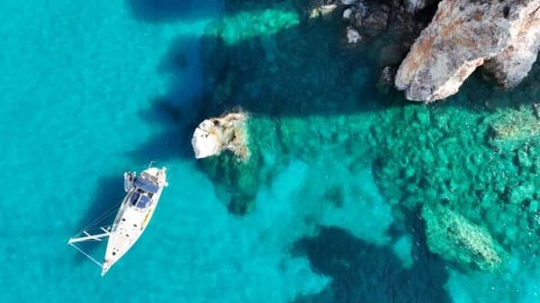 West Milos Kleftiko Sailing Boat Cruise