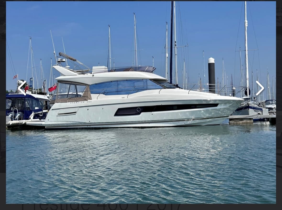 Prestige 460 Fly (Skippered)